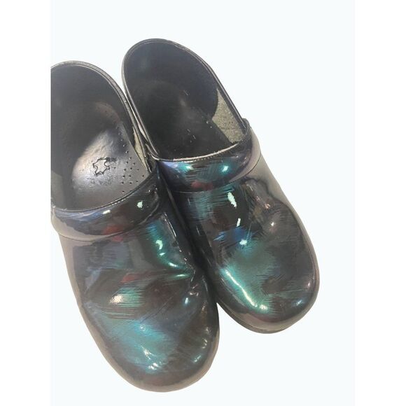 DANSKO professional Petrol Patent Clogs Green 38 US 7.5 8 - Picture 4 of 8